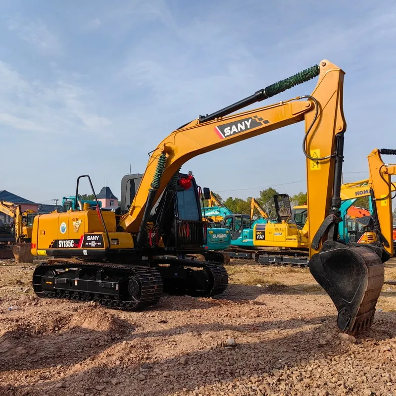 二手三一135挖掘机