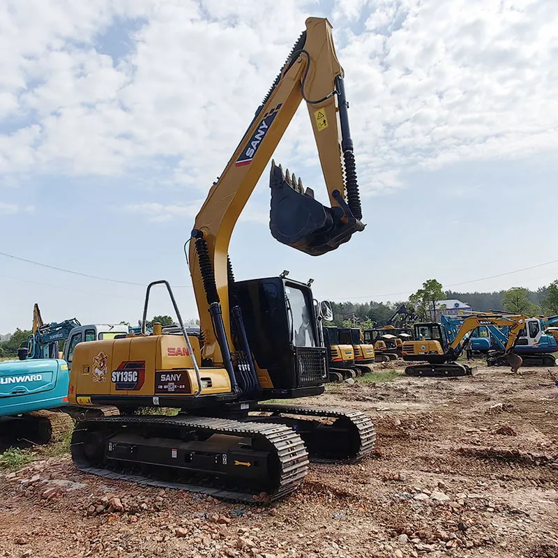 二手三一135挖掘机