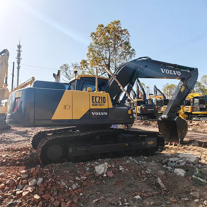 二手沃尔沃210挖掘机